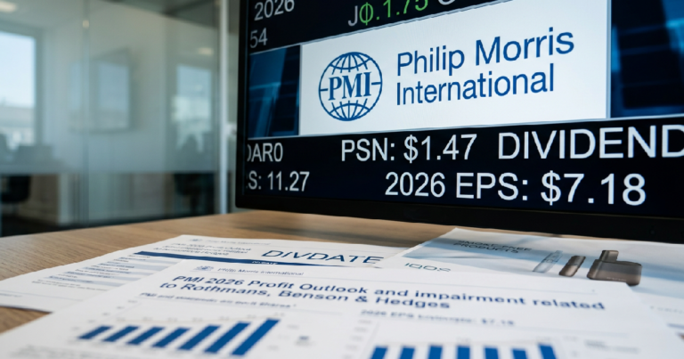 Philip Morris International confirms $1.47 dividend, lowers 2026 profit outlook to $7.18
