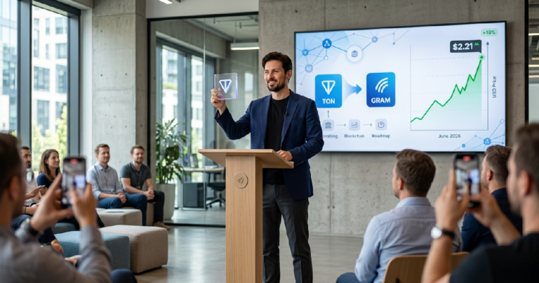 Pavel Durov renames Toncoin to Gram, token surges 19% to $2.21