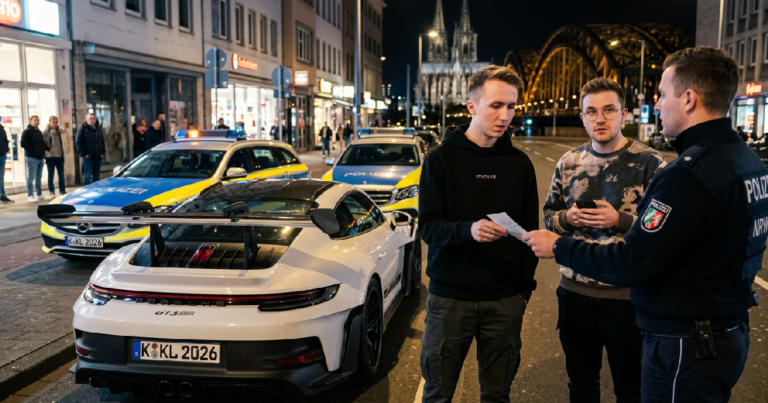 ropz pulled over in Cologne: Robin Kool fined in Cologne for Porsche GT3 RS noise violation