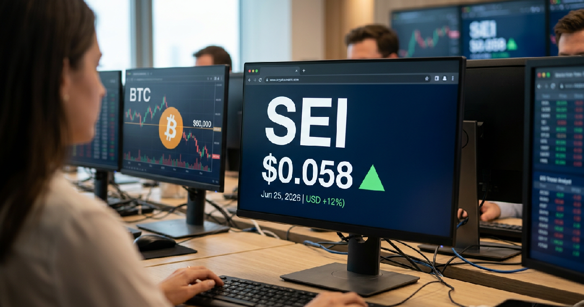 SEI rallies 0058: SEI rallies 12% to $0.058 on June 25, 2026, ahead of network overhaul