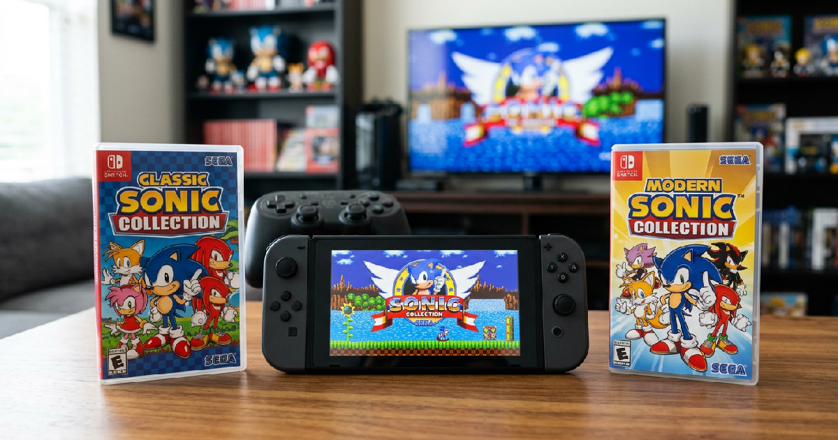 Sonic game collections for Switch: Sega of America announces two Sonic collections for Nintendo Switch in October 2026