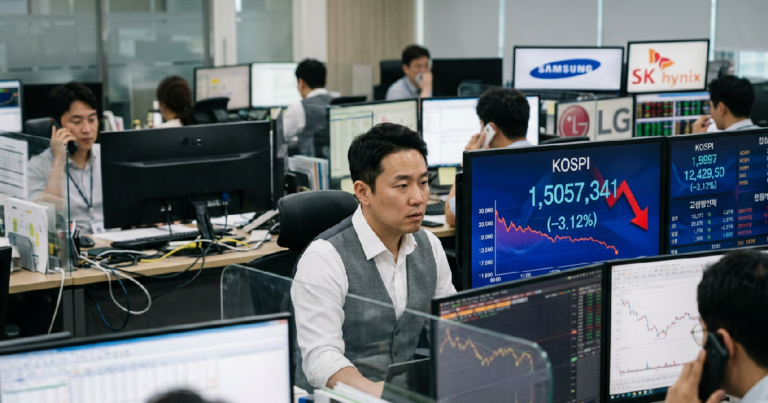 South Korean equity markets plummet as tech stocks retreat on June 8