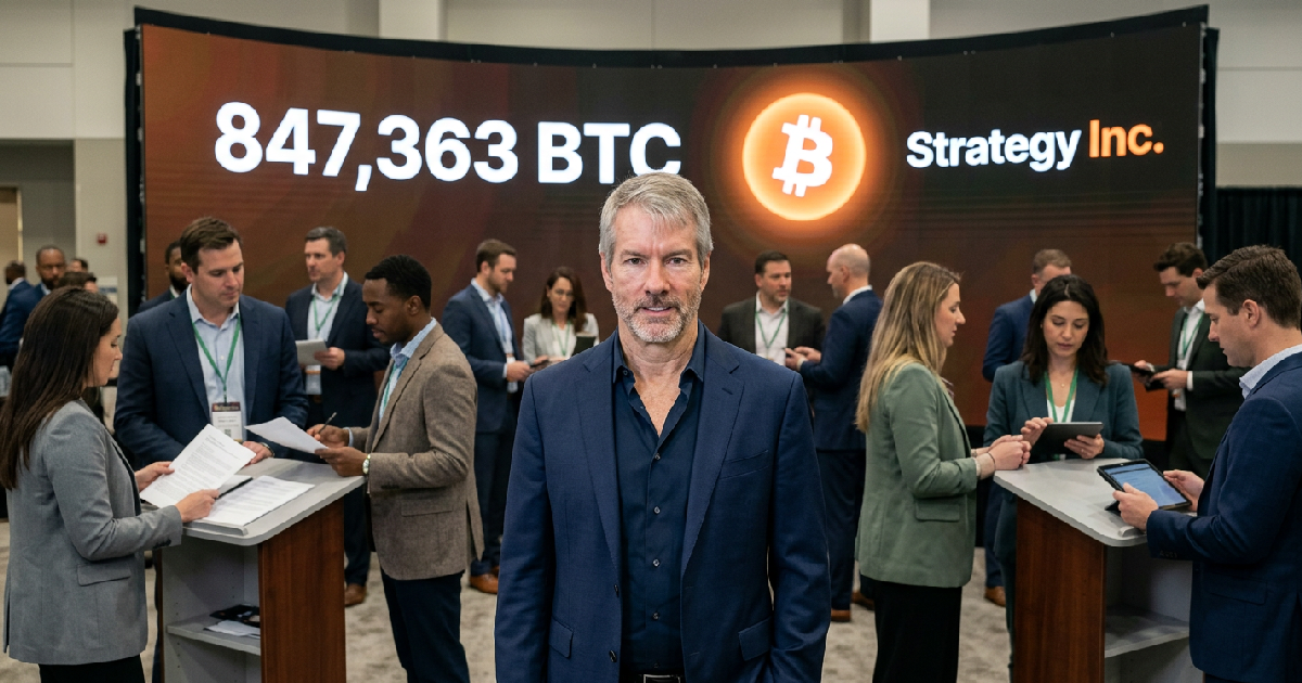 Strategy Inc holds: Strategy Inc. holds 847,363 BTC as 180 firms integrate Bitcoin into reserves