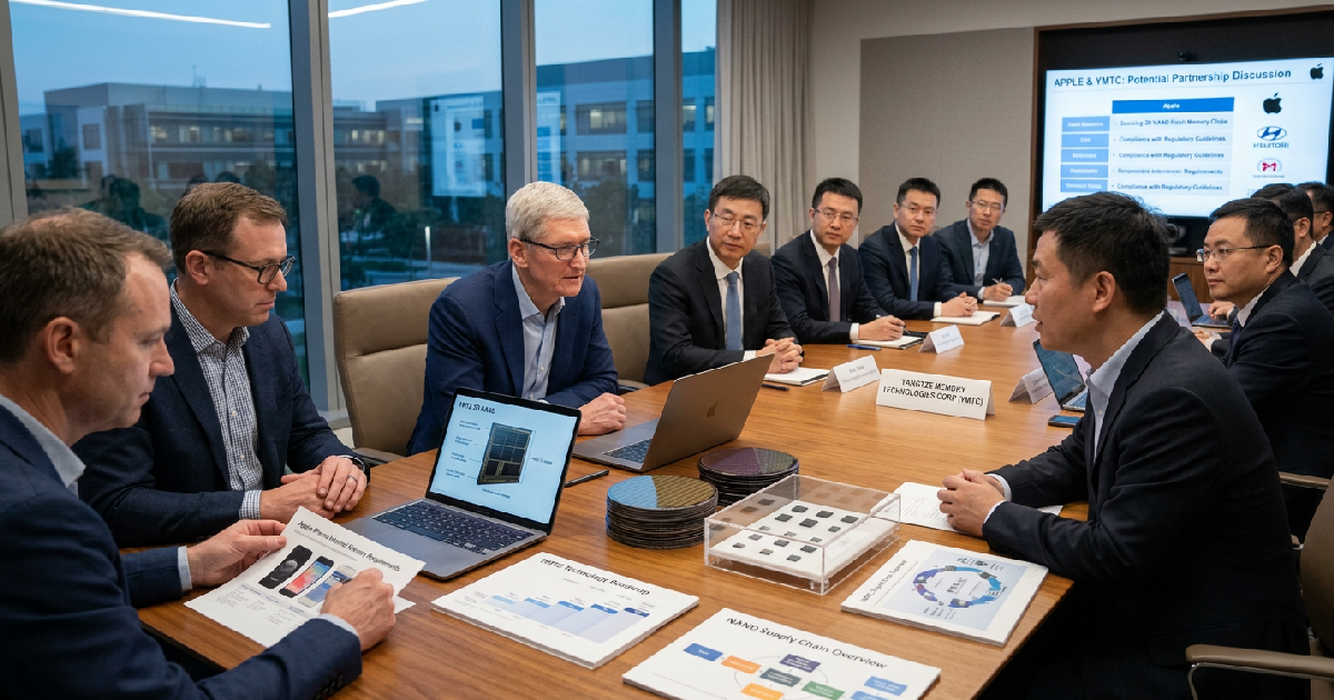 Tim Cook reportedly targets blacklisted YMTC for memory chips