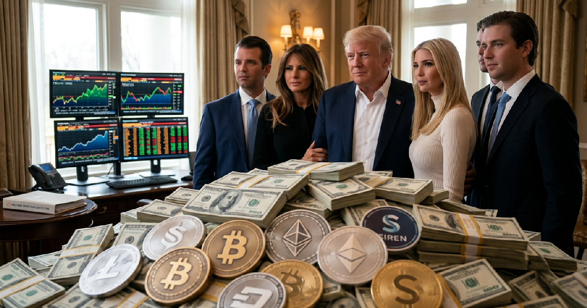 Donald Trump and family reportedly pocketed $2.3 billion from crypto ventures