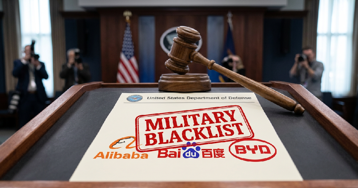 United States Department of Defense restores Alibaba, Baidu, BYD to military blacklist