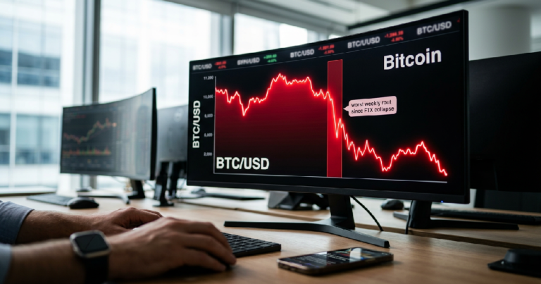 Bitcoin falls to $59,100 low as crypto market sheds $390 billion