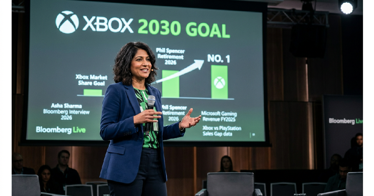 Asha Sharma targets Xbox to be number one by 2030, dismisses 30% margin goal