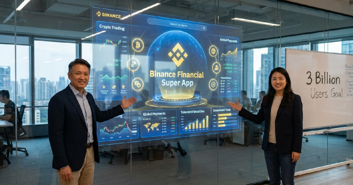 Binance financial super app: Binance pivots to global financial super app, targets three billion users