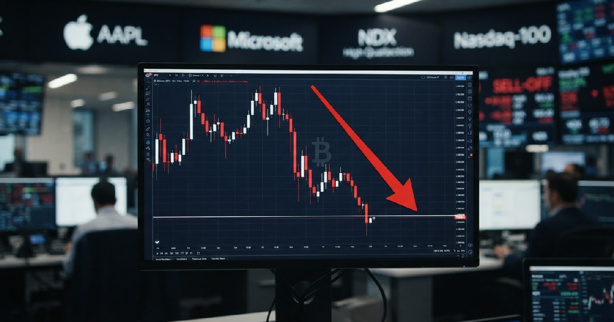Bitcoin price teeters on vital support as tech sell-off sparks profit-taking