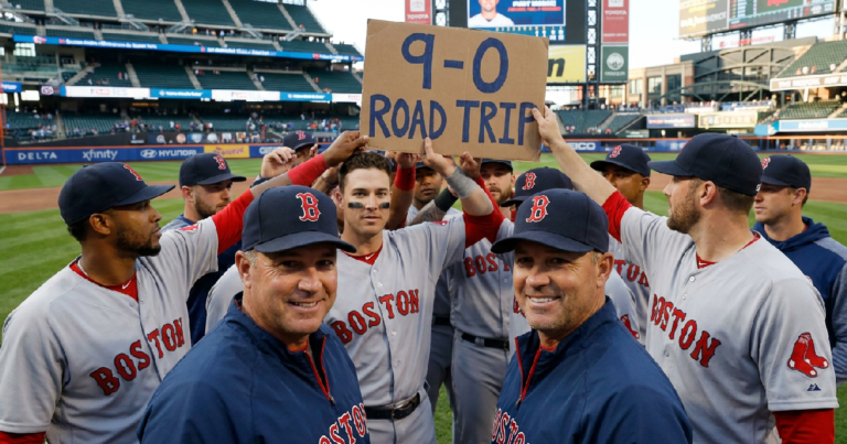Boston Red Sox road trip: Boston Red Sox cap historic 9-0 road trip, enter playoff picture