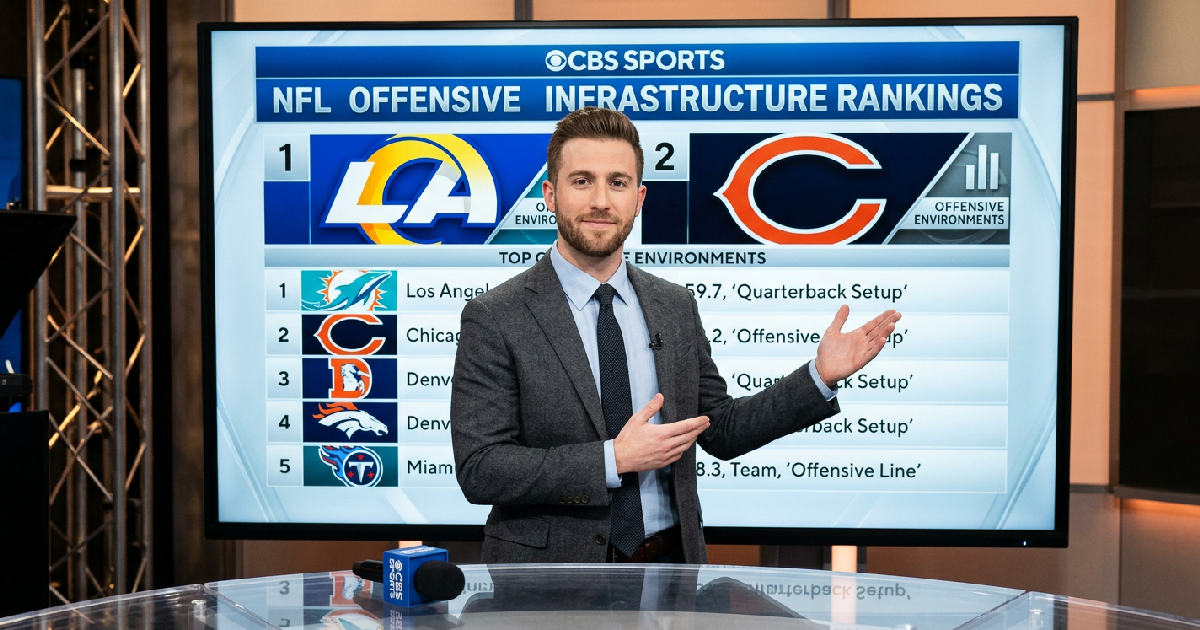 CBS Sports ranks Los Angeles Rams, Chicago Bears as top offensive environments