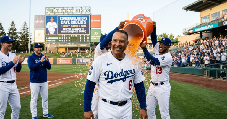 Dave Roberts 1,000th win: Dave Roberts earns 1,000th win, fastest manager to milestone in 1,606 games