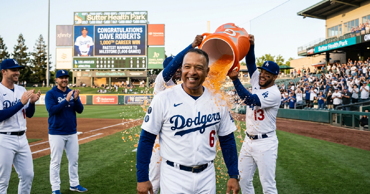 Dave Roberts 1,000th win: Dave Roberts earns 1,000th win, fastest manager to milestone in 1,606 games