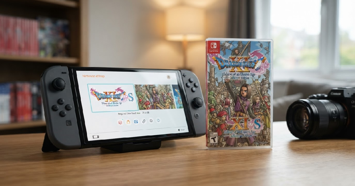 Dragon Quest XI S Switch 2 file size revealed ahead of September launch