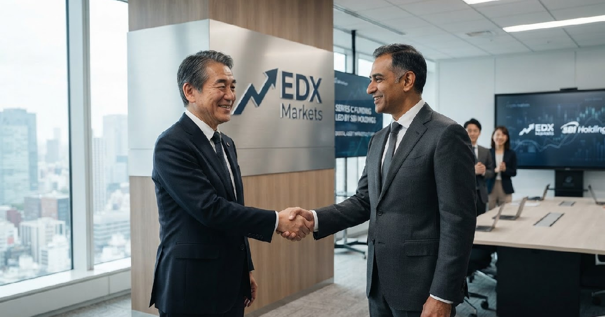 EDX Markets Series C funding: EDX Markets secures $76M Series C led by SBI Holdings