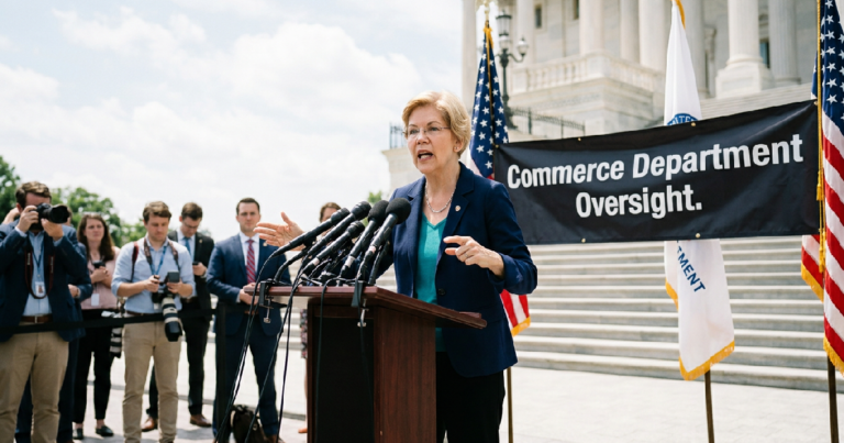 Elizabeth Warren calls Commerce Department’s UAE tech deal "corrupt" over Trump family ties
