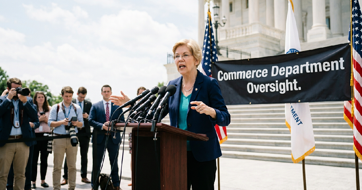 Elizabeth Warren calls Commerce Department’s UAE tech deal "corrupt" over Trump family ties