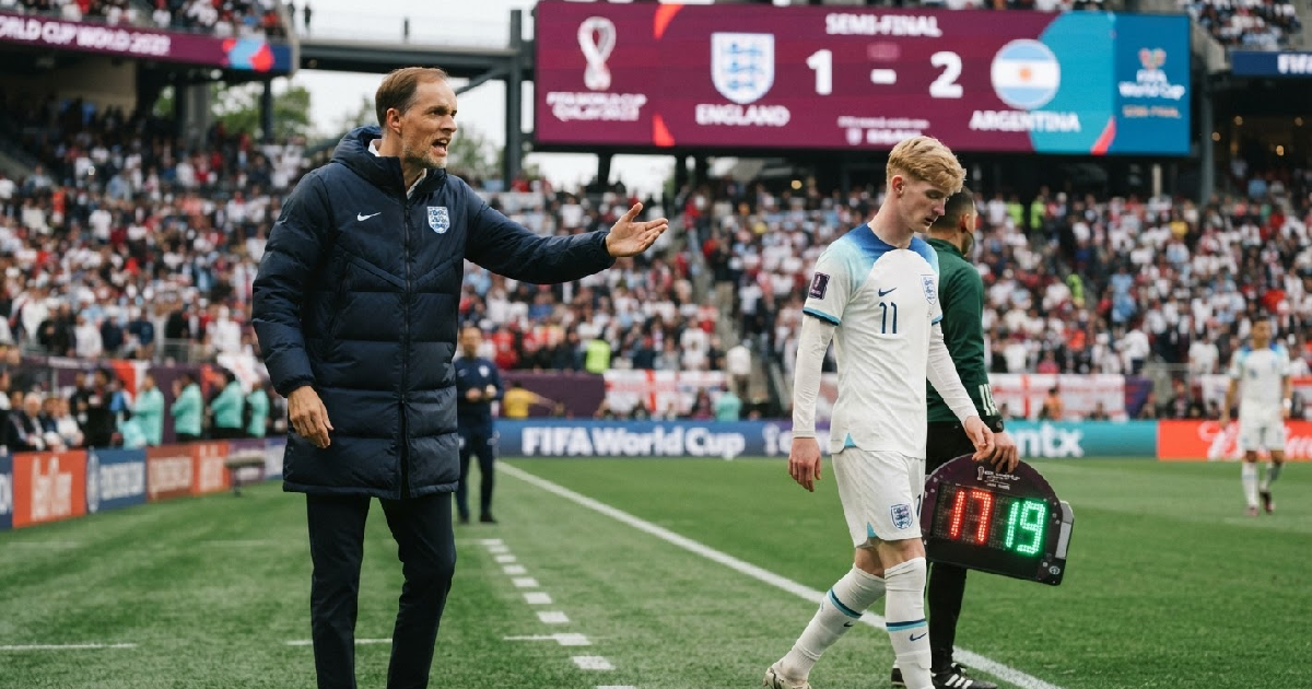 Englands World Cup: England's World Cup Dream Crumbles as Tuchel's Substitutions Spark Player Bewilderment