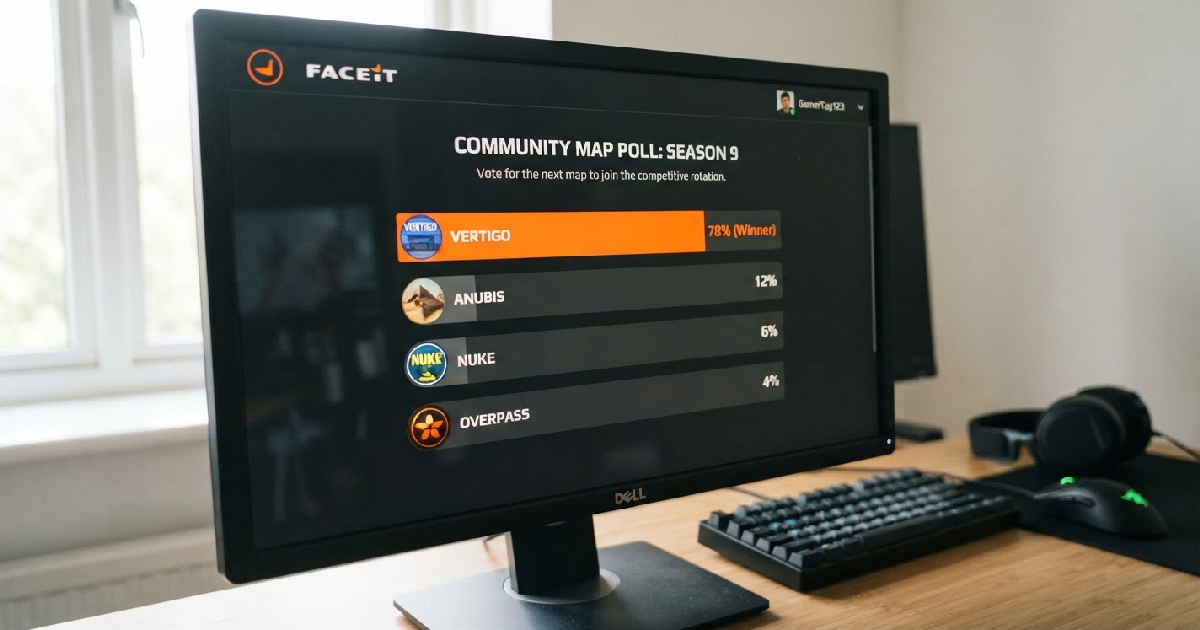 FACEIT Vertigo map pool: Vertigo dominates poll, FACEIT adds map to Season 9 competitive play