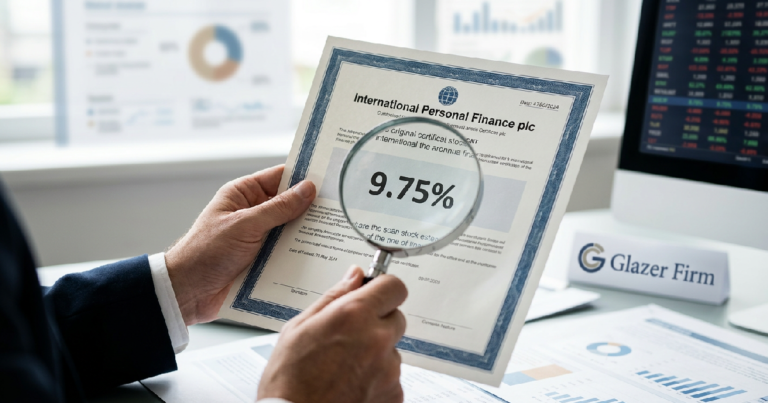 Glazer Firm reveals 9.75% stake in International Personal Finance on July 3