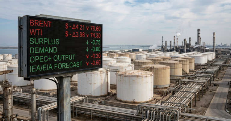 global glut: Global Oil Market Shifts from Scarcity to Glut as Prices Tumble