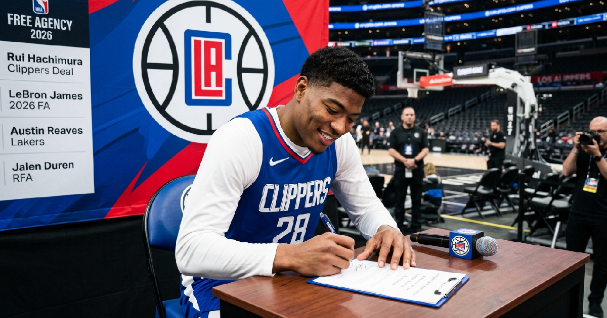 Los Angeles Clippers sign Rui Hachimura to two-year, $14 million deal