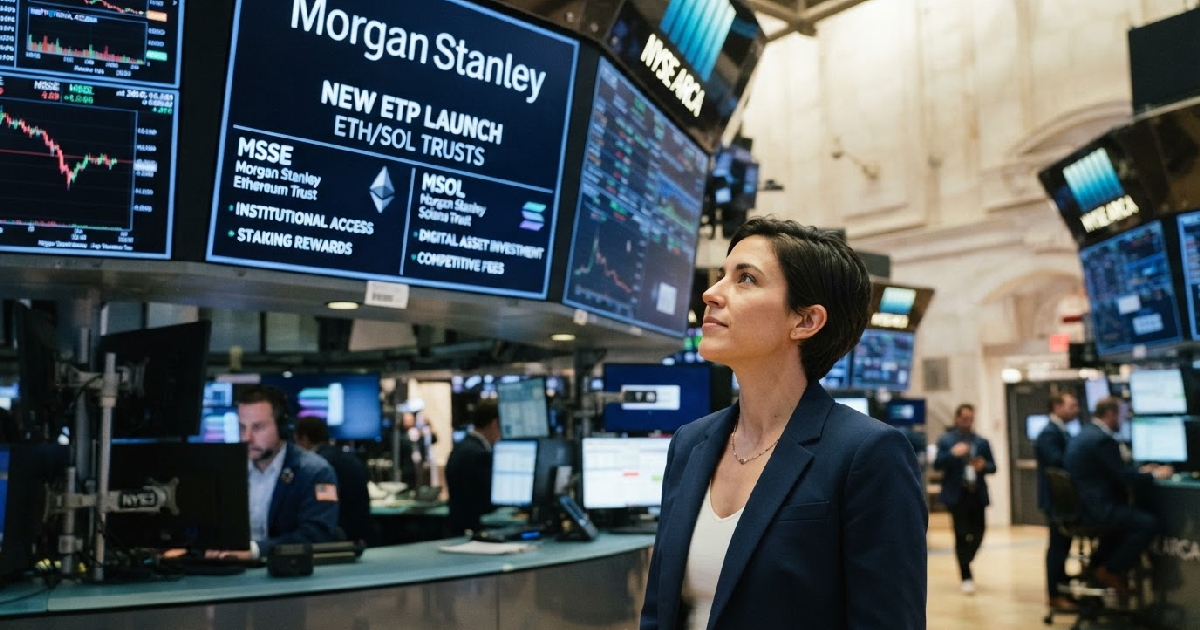 Morgan Stanley Ethereum Solana ETPs: Morgan Stanley expands crypto ETPs with new Ethereum, Solana trusts