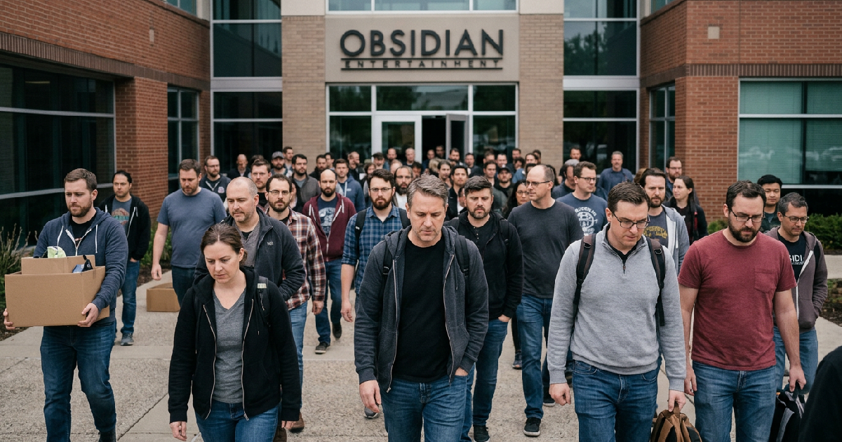 Obsidian Entertainment reportedly lays off 25% of staff on July 6, 2026
