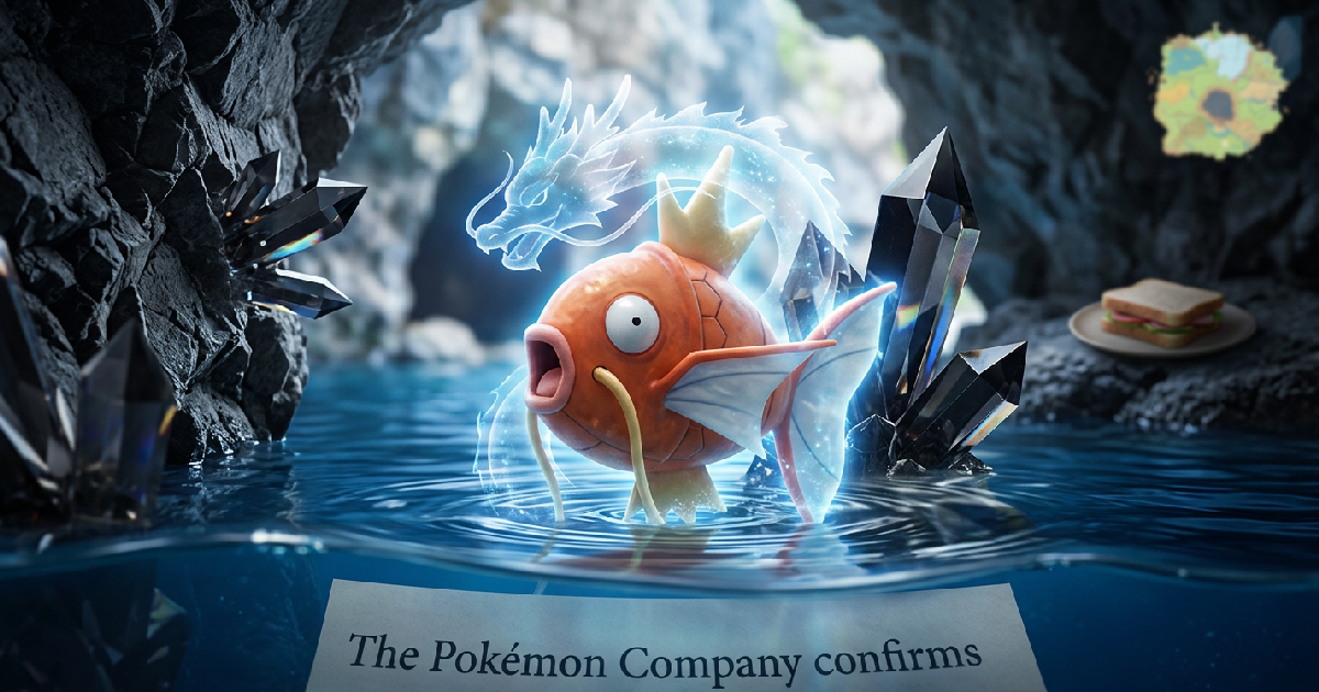 Pokmon Company confirms: The Pokémon Company confirms Dragon Tera Type Magikarp 7-Star Raid on July 16