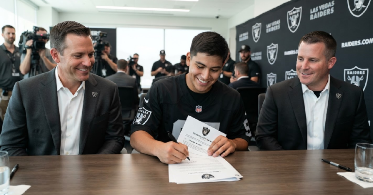 Raiders Seal Fernando Mendoza Rookie Contract, Record Deal