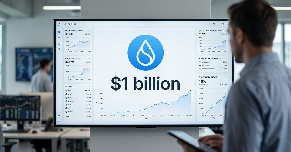 Sui network surpasses $1 billion in total value locked on July 6