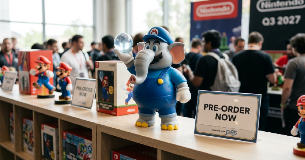 Super Mario statue release: Super Mario Bros. Wonder Elephant Mario Statue Set for Q3 2027 Release, Pre-Orders Live
