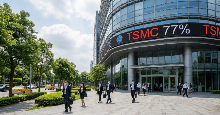 Taiwan Semiconductor Manufacturing Company reports 77