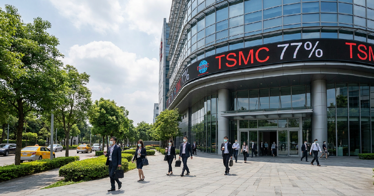 Taiwan Semiconductor Manufacturing Company reports 77