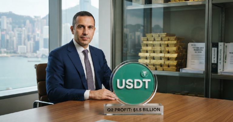 Tether Q2 profit: Tether posts $1.5 billion Q2 profit as USDT supply and gold holdings surge
