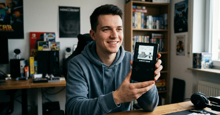 Tobias showcases Minecraft: Tobias showcases 3D Minecraft tech demo on Nintendo Game Boy