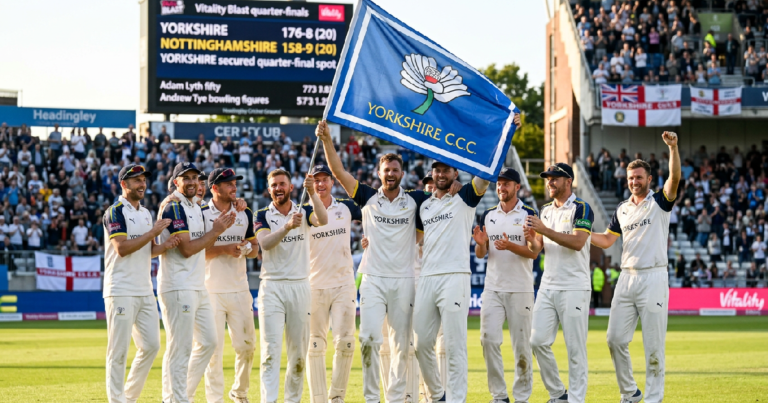 Yorkshire secures quarter-final spot with 18-run win over Nottinghamshire