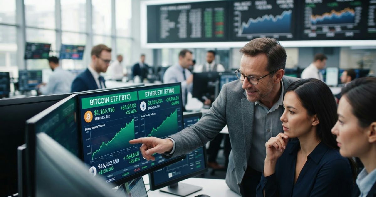 Bitcoin and Ether ETFs Ignite Market with $2.6 Billion Inflow, Strongest Since October 2025