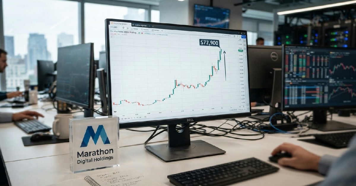 Bitcoin breakout: Bitcoin eyes $72,900 breakout; MARA sells $1.63 billion BTC; new XRP startup emerges