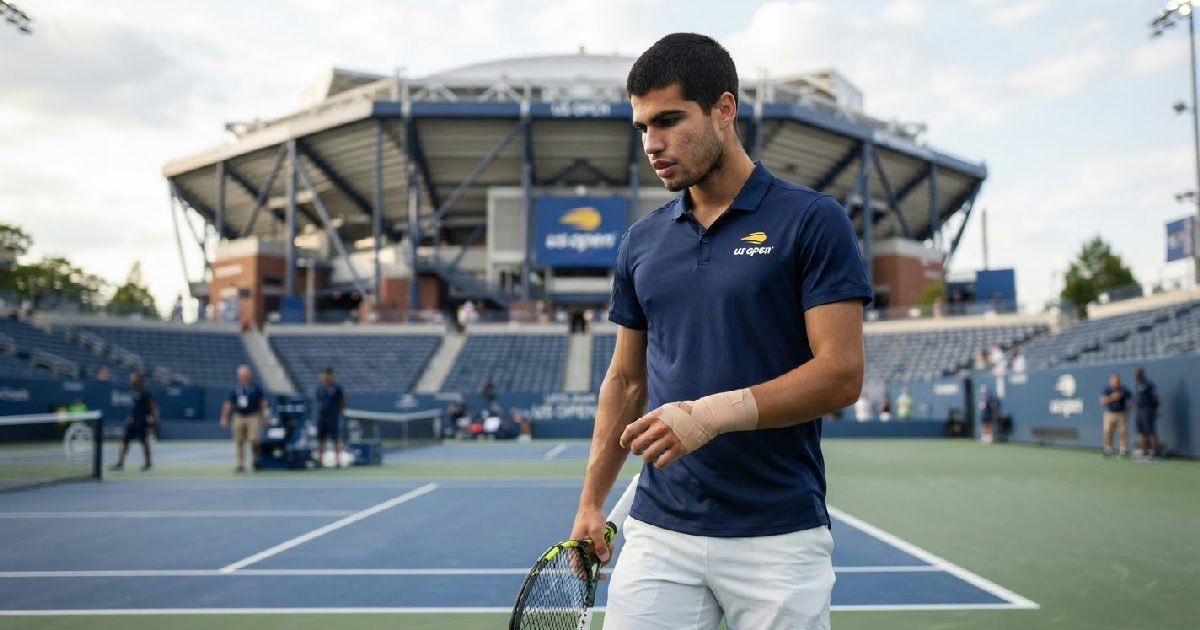 Carlos Alcaraz US Open Withdrawal Looms Over Injury