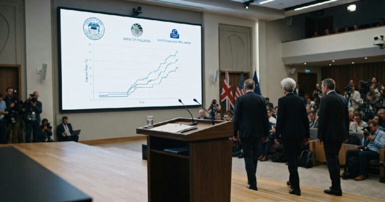 central bank interest rates: Central banks juggle interest rates amid inflation and slow growth