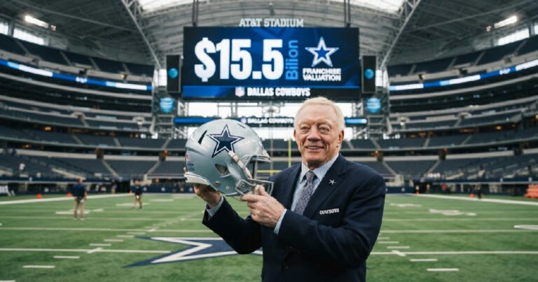 Dallas Cowboys Valued at $15.5 Billion, Cementing Financial Dominance