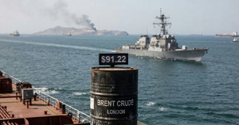 Global Oil Prices Hit $91 After US, Iran Clash in Hormuz Strait
