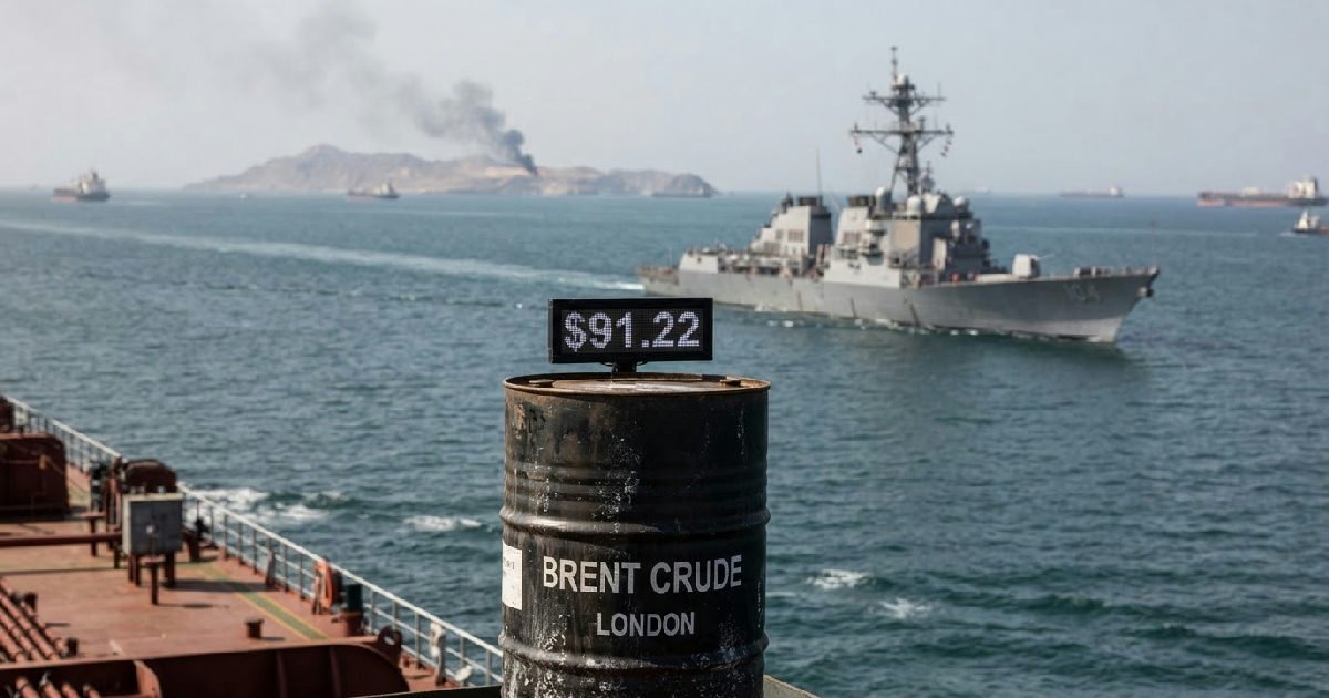 Global Oil Prices Hit $91 After US, Iran Clash in Hormuz Strait