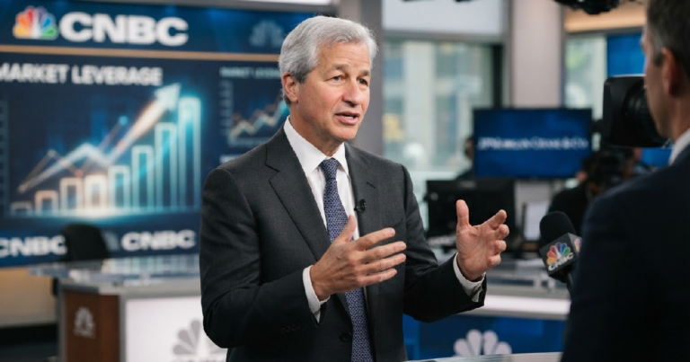 JPMorgan CEO Jamie Dimon warns of escalating market leverage risks