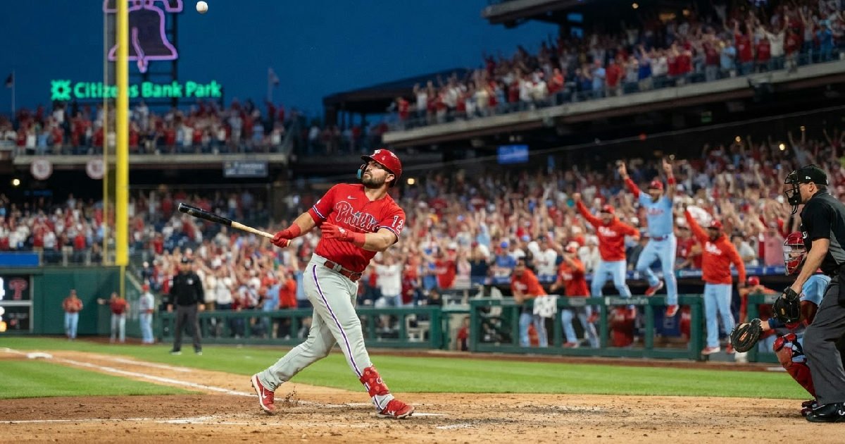 Kyle Schwarber walk-off home run caps historic Phillies comeback vs Cardinals