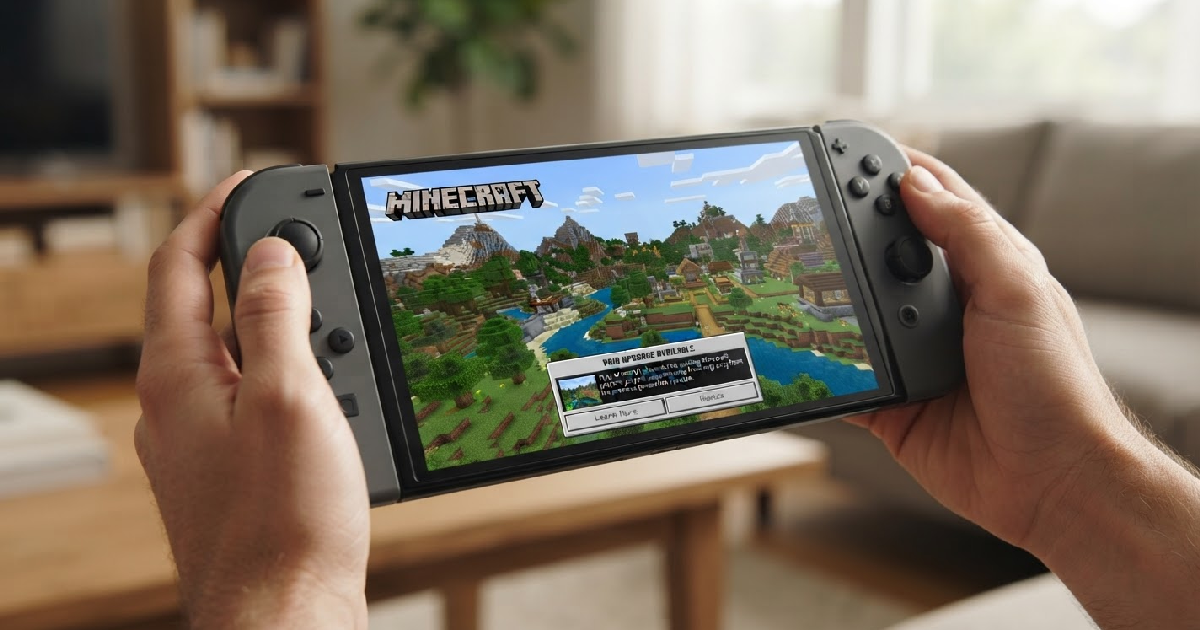 Mojang confirms October 27 Minecraft Switch 2 launch, hints at paid upgrade for owners