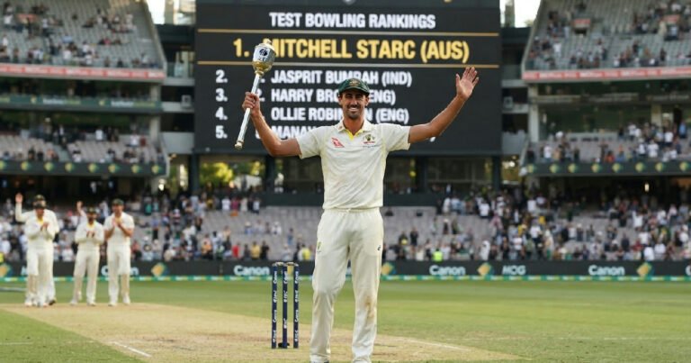Mitchell Starc Test bowler ranking: Mitchell Starc claims top Test bowler ranking, ending Jasprit Bumrah's reign