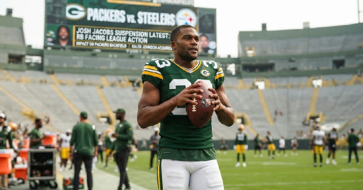 Packers acquire Kaleb Johnson from Steelers amid Josh Jacobs Suspension Concerns